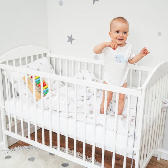 Kinderbettwäsche Baby Bettwäsche 90x120 cm aus Baumwolle - Kinder Set von Duvet Cover 90 x 120 und Kissenbezug 40x60 cm Junge und mädchen babybettwäsche bettbezug für Kleinkind Oeko-Tex