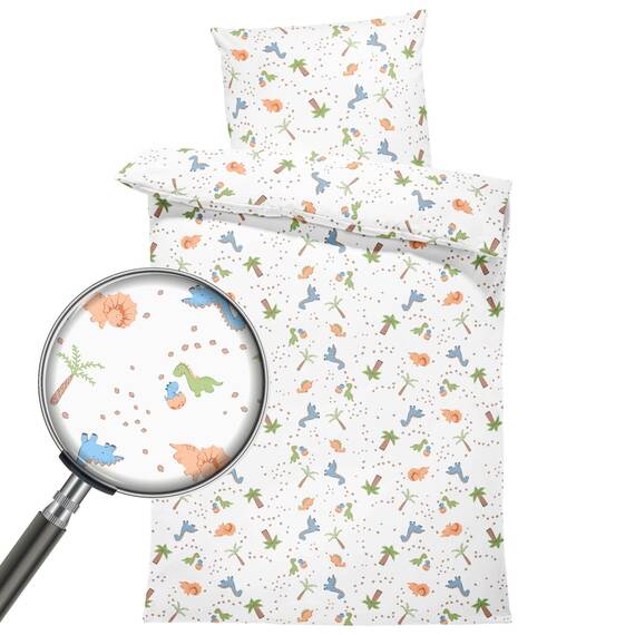 Kinderbettwäsche Baby Bettwäsche 90x120 cm aus Baumwolle - Kinder Set von Duvet Cover 90 x 120 und Kissenbezug 40x60 cm Junge und mädchen babybettwäsche bettbezug für Kleinkind Oeko-Tex