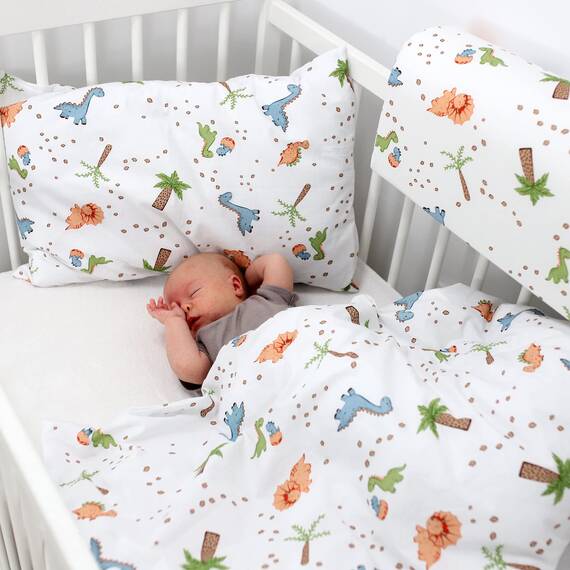 Kinderbettwäsche Baby Bettwäsche 90x120 cm aus Baumwolle - Kinder Set von Duvet Cover 90 x 120 und Kissenbezug 40x60 cm Junge und mädchen babybettwäsche bettbezug für Kleinkind Oeko-Tex