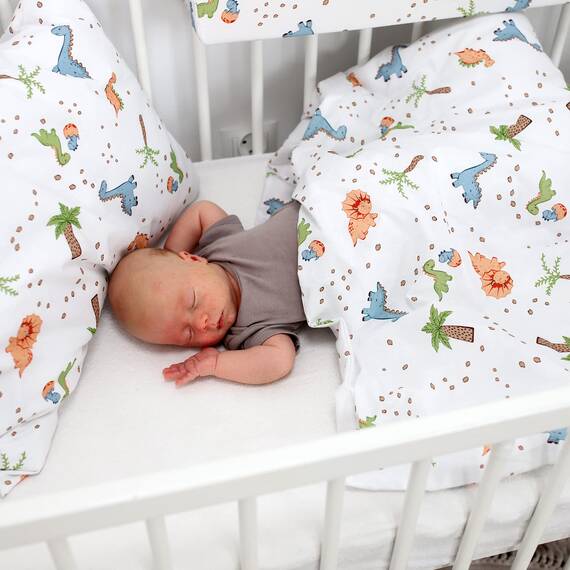 Kinderbettwäsche Baby Bettwäsche 90x120 cm aus Baumwolle - Kinder Set von Duvet Cover 90 x 120 und Kissenbezug 40x60 cm Junge und mädchen babybettwäsche bettbezug für Kleinkind Oeko-Tex