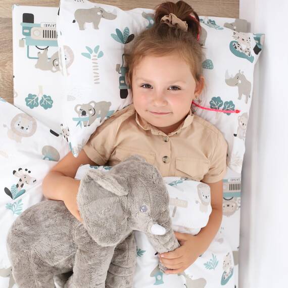 Kinderbettwäsche Baby Bettwäsche 90x120 cm aus Baumwolle - Kinder Set von Duvet Cover 90 x 120 und Kissenbezug 40x60 cm Junge und mädchen babybettwäsche bettbezug für Kleinkind Oeko-Tex
