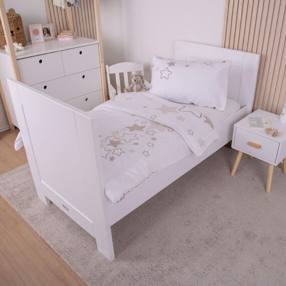 Herding Baby Best Kleinkinder-Bettwäsche-Set, Jana Lieblingsmensch Wendemotiv, Bettbezug 100 x 135 cm, Kopfkissenbezug 40 x 60 cm, Baumwolle/Renforcé