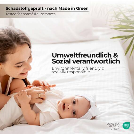 etérea Bettwäsche 200x200 Baumwolle Bettwäsche-Sets - Blockberry Hellblau Orange - Reißverschluss, Renforcé, Fachhandel, Oekotex 100, Oekotex Made in Green - 200x200cm und Kissenbezug 2X 80x80cm