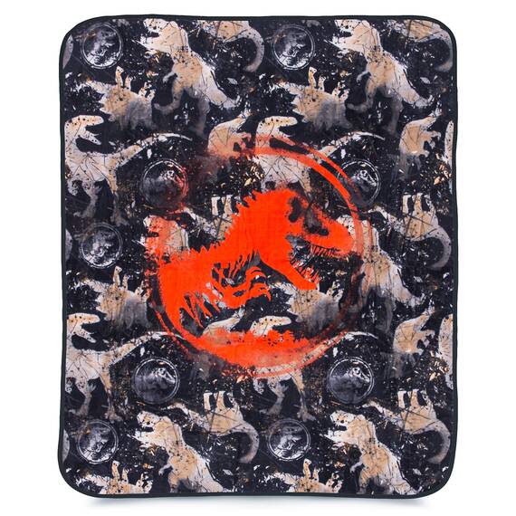 Franco Jurassic World Kinder-Bettdecke, weicher Plüsch, 117 x 152 cm