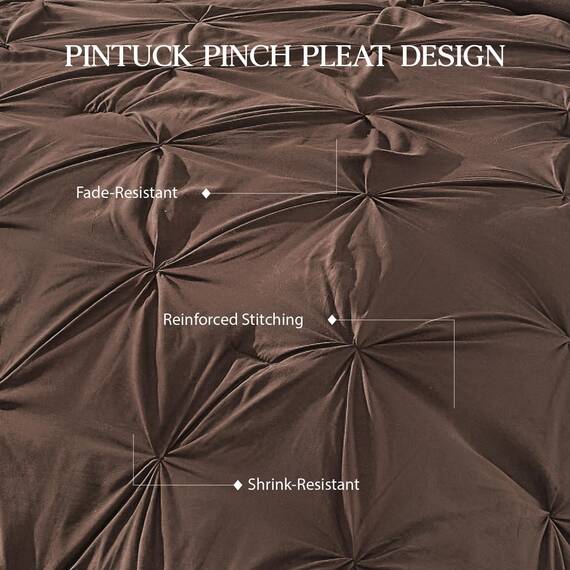 Andency Bettwäsche-Set für King-Size-Betten (267 x 228 cm), 3-teilig, weich, leicht, Western-Bettwäsche, modern, mit Quetschfalten, für alle Jahreszeiten, warme Daunen-Alternative für Jungen, Herren
