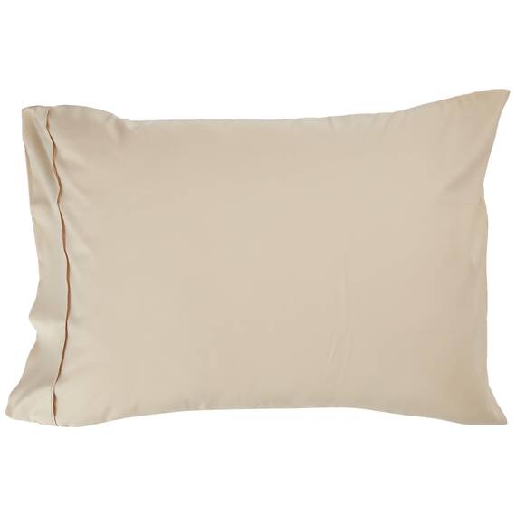 Sweet Home Collection 5-teiliges Bettwäscheset mit Tasche, einfarbig, für alle Jahreszeiten, weiche Daunen-Alternativdecke und luxuriöse Mikrofaser-Bettlaken, Beige, Twin XL