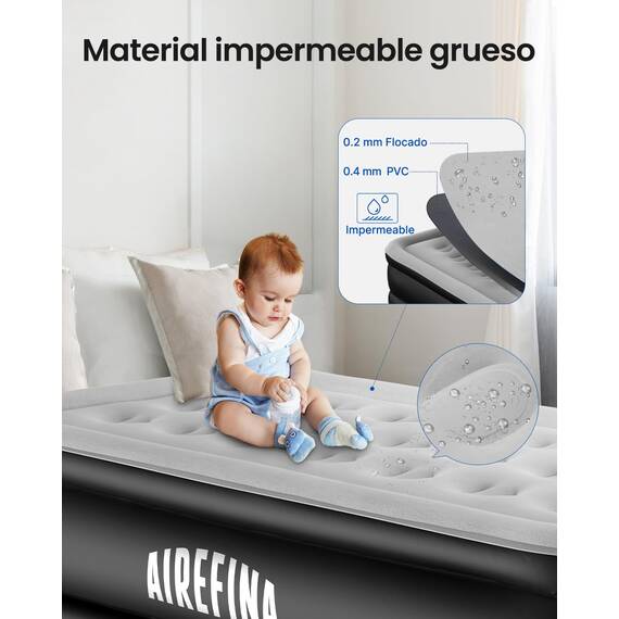 Airefina Luftmatratze mit integrierter Pumpe