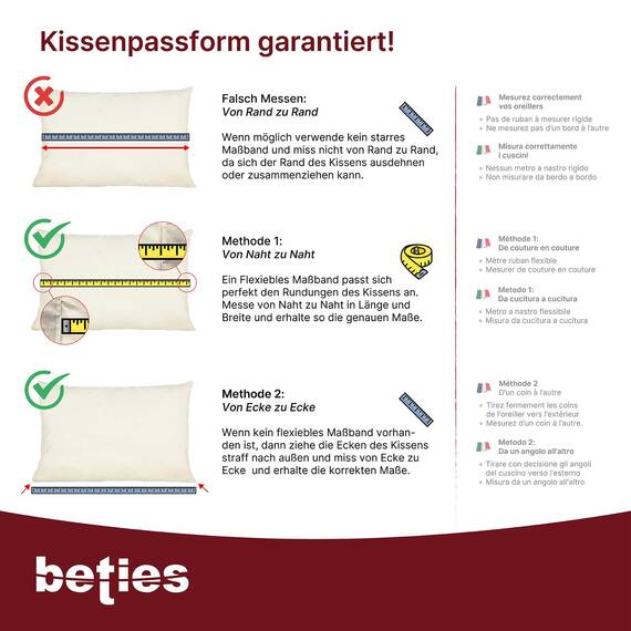 beties - Basic -, Big Comfy Keilkissen Bezug ca. 62x49x30 cm, Kissenhülle 100% Baumwolle in vielen fröhlichen Uni-Farben (royal) blau