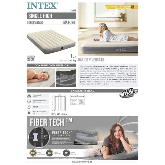 Intex Luftbett, Bianco, California King