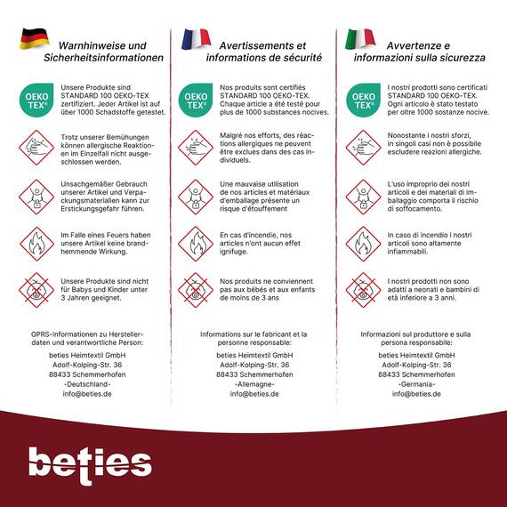 beties Basic XL Nackenrollenbezug ca. 25x70 cm Kissenhülle 100% Baumwolle in vielen fröhlichen Uni-Farben (gelb)