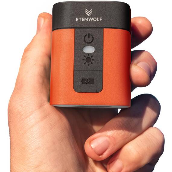 ETENWOLF AIR 3 Luftpumpe für aufblasbare Gegenstände mit 2600mAh Akku & Camping Licht, ultraschnelle und Mini Elektrische Luftpumpe, Inflate Deflate für Luftmatratze, Pool Floats,