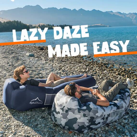 AlphaBeing aufblasbare Lounger Beste air Lounger für Reisen, Camping, wandern ideal aufblasbare Couch für Pool Marine