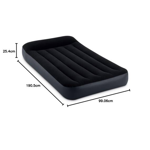Intex Dura Beam Standard Pillow Rest Classic Airbed with Internal Pump