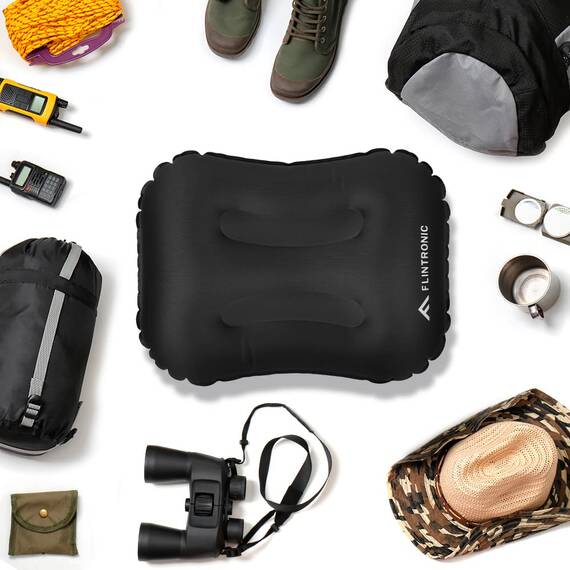 flintronic Aufblasbare Camping Kissen, TPU Ultraleicht Aufblasbares Kissen für Strand, Wasserfest Komprimierbar Bequem Aufblasbar Kopfkissen Strandkissen für Outdoor