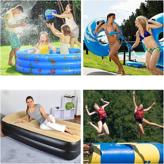 Luftpumpe für aufblasbare Gegenstände, Luftmatratze, Luftbett, Pool, Spielzeug, Floß, Boot, elektrische Pumpe für aufblasbare Gegenstände (AC/DC-Pumpe (50 W))