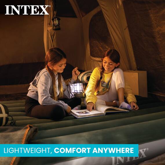 Intex 64109E Dura-Beam Standard Prestige Luftmatratze: Fiber-Tech – Queen-Size-Größe – 25,4 cm Betthöhe – 272,2 kg Tragkraft – Pumpe separat erhältlich