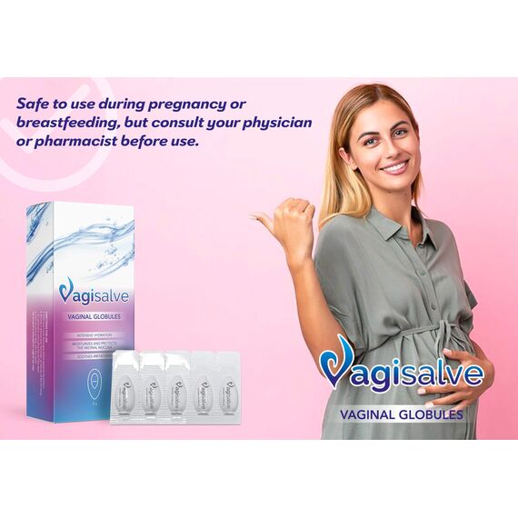 Vagisalve Vaginalzäpfchen | Vaginale Feuchtigkeitscreme | Schnelle und langanhaltende Linderung von vaginaler Trockenheit und Beschwerden | Lindert Reizungen | 7 stück (Pack of 1, 7, stück)