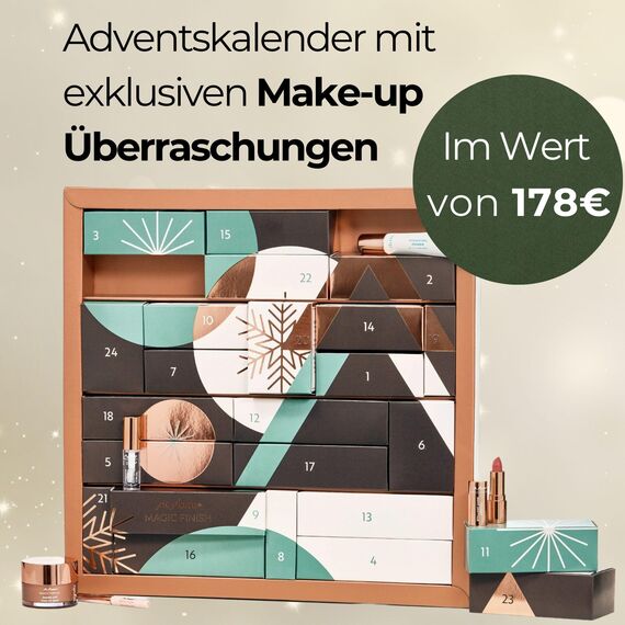 M. Asam MAGIC FINISH Adventskalender 2024 – Beauty Produkte im Wert von 178€, Vorfreude auf Weihnachten mit 24 Beauty-Momenten, Weihnachtskalender mit Make-up Produkten wie Foundations & vieles mehr