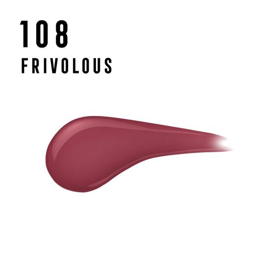 Max Factor Lipfinity Lip Colour Frivolous 108 – Kussechter Lippenstift mit 24h Halt ohne auszutrocknen, mit intensiver Farbabgabe, präzisem Applikator & intensiv pflegendem Gloss-Top Coat