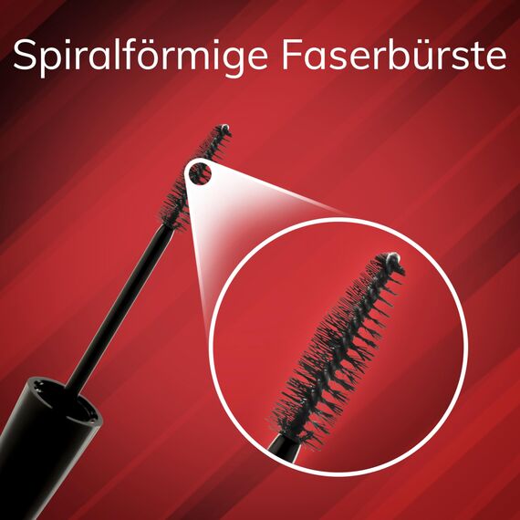Manhattan Volcano Mascara, Wimperntusche für unschlagbares Volumen und maximale Farb-Definition der Wimpern, Farbe Black 1010N, 1 x 10ml