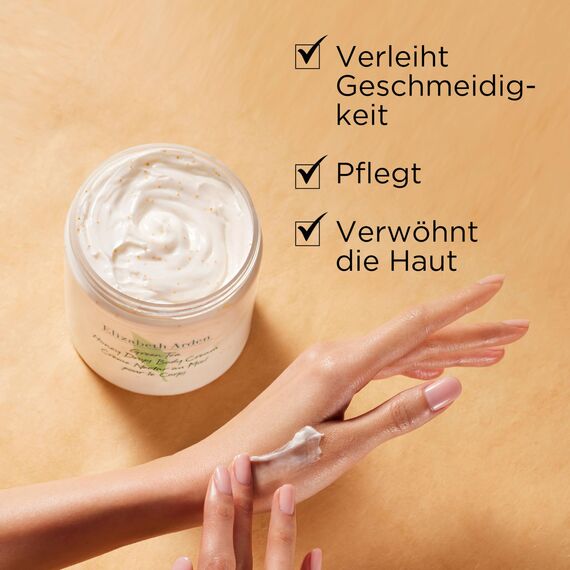 Elizabeth Arden Green Tea Honey Drops, Körpercreme angereichert mit grünem Tee-Extrakt, echtem Honig und pflegender Shea Butter, 250 ml