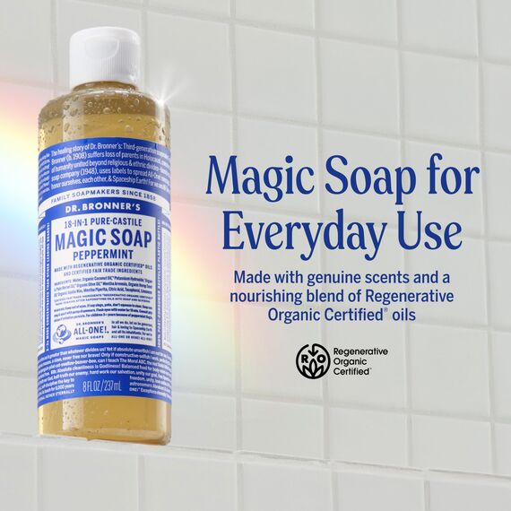 Dr Bronner - flüssige Pfefferminzseife 237ml