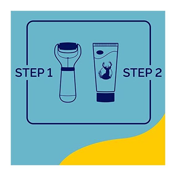 Scholl Hirschtalgcreme 100 ml - Fußcreme gegen Hornhaut und Feuchtigkeitscreme für Hände und Füße, Fußpflege für trockene Haut mit Kamille, Aloe Vera und Rosmarinöl, Hautglättend, PH-Hautneutral