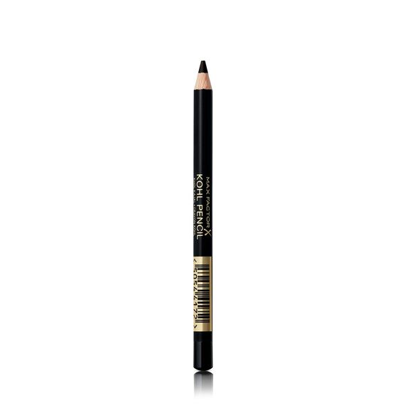 Max Factor Kohl Eyeliner, 20 schwarze, leicht zu verblendende Formel, perfekt für Smokey Eyes Make-up, 4 g (1er Pack)