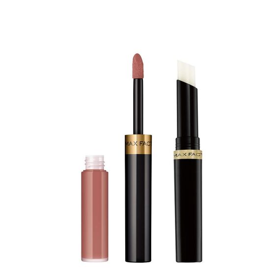 Max Factor Lipfinity Lip Colour Iced 160 –Kussechter Lippenstift mit 24h Halt ohne auszutrocknen, mit intensiver Farbabgabe,präzisem Applikator & intensiv pflegendem Gloss-Top Coat,2 Stück (1er Pack)