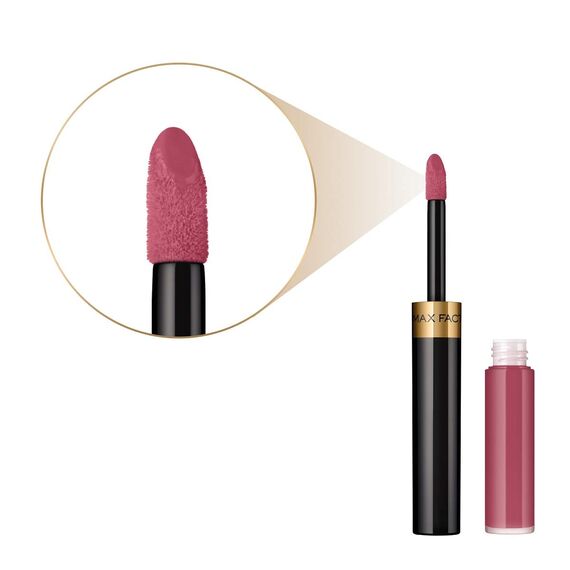 Max Factor Lipfinity Lip Colour Always Delicate 055 – Kussechter Lippenstift mit 24h Halt ohne auszutrocknen, mit intensiver Farbabgabe, präzisem Applikator & intensiv pflegendem Gloss-Top Coat