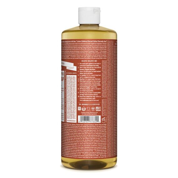 Dr. Bronner Magic Soaps Pure-Kastilien Seife, 18-in-1 Hemp Eukalyptus, 32-Unze