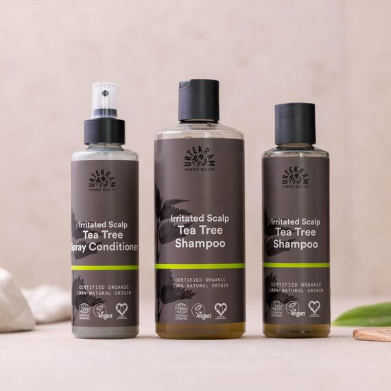 Urtekram Teebaum Shampoo Bio, gereizte Kopfhaut, 500 ml (1er Pack)