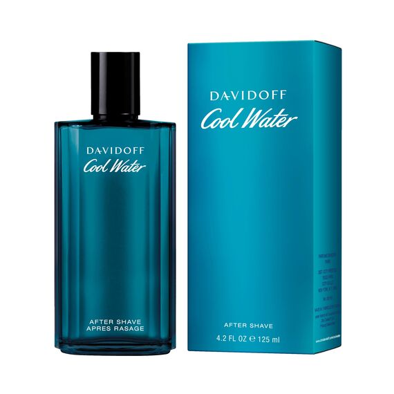 DAVIDOFF Cool Water Man After Shave Lotion, aromatisch-frischer Herrenduft, pflegt und kühlt nach der Rasur, 125ml (1er Pack)