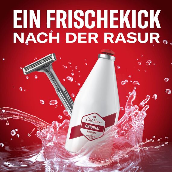 Old Spice Original After Shave Lotion, Kühlendes Aftershave Für Männer, Fantastischer Duft, Rasierwasser Mit Antiseptischer Wirkung, 100m