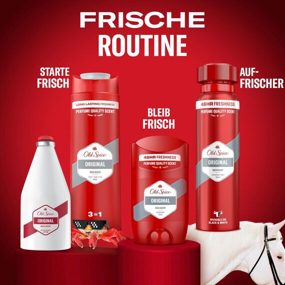 Old Spice Original After Shave Lotion, Kühlendes Aftershave Für Männer, Fantastischer Duft, Rasierwasser Mit Antiseptischer Wirkung, 100m