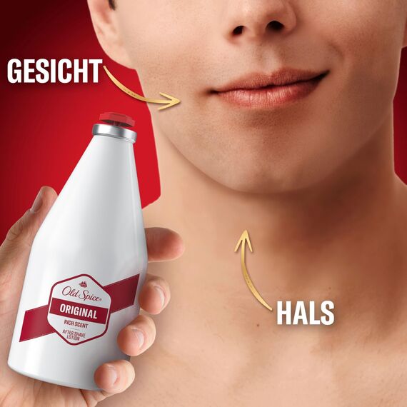 Old Spice Original After Shave Lotion, Kühlendes Aftershave Für Männer, Fantastischer Duft, Rasierwasser Mit Antiseptischer Wirkung, 100m