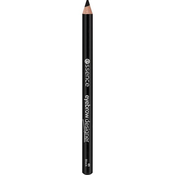 essence cosmetics eyebrow DESIGNER, Eye Pencil, Augenbrauenstift, Nr. 01 black, schwarz, definierend, vegan, Mikroplastik Partikel frei, Nanopartikel frei (1g)