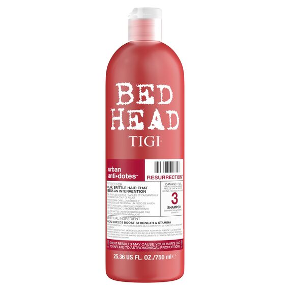 Bed Head by Tigi Urban Antidotes Resurrection Shampoo für geschädigtes Haar , 750 ml (1er Pack)