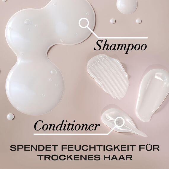 OGX Coconut Milk Shampoo 385 ml, feuchtigkeitsspendendes Haarshampoo mit Rizinusöl und Kokosöl für geschmeidiges, glattes und glänzendes Haar mit LipiPro Shield Technologie