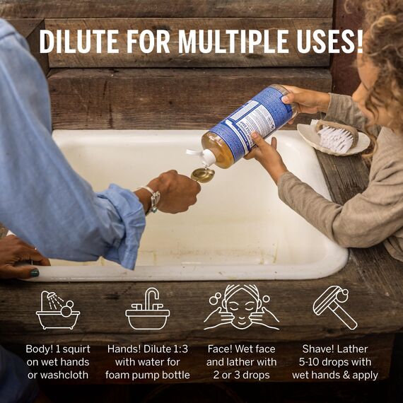 Dr. Bronners Peppermint 946 ml (Seife)