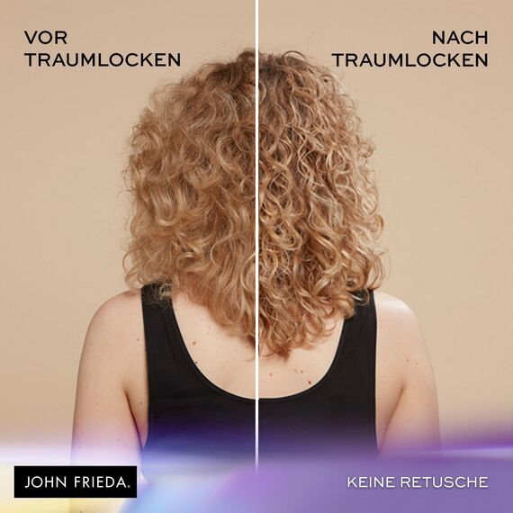 John Frieda Frizz Ease Traumlocken Spülung/Conditioner definiert und verstärkt Locken für widerspenstiges Haar, 250 ml