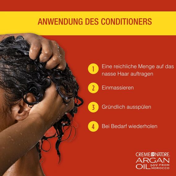 Creme Of Nature Arganöl Intensivpflegebehandlung, Intensive Pflegebehandlung mit Arganöl, 350 ml