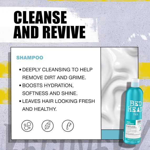Bed Head by TIGI Urban Antidotes Recovery Shampoo für trockenes Haar, 750 ml (1er Pack)