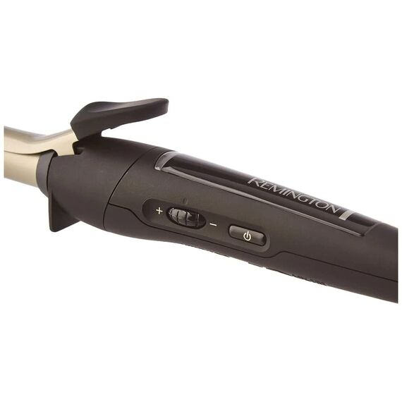 Remington Lockenstab Pro Spiral Curl CI5319, 19 mm für definierte Ringellocken, antistatische Keramik-Turmalin-Beschichtung, schwarz/creme