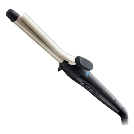 Remington Lockenstab Pro Spiral Curl CI5319, 19 mm für definierte Ringellocken, antistatische Keramik-Turmalin-Beschichtung, schwarz/creme
