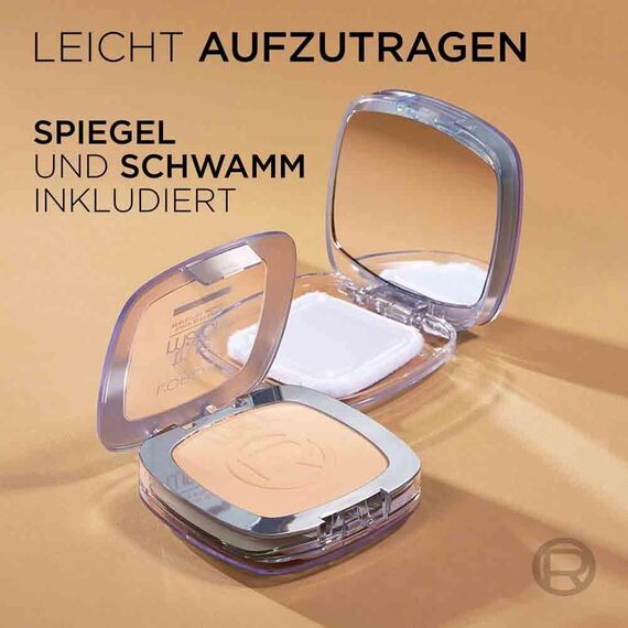 L'Oréal Paris Puder Make up, Mattierendes Kompaktpuder mit LSF 8, Inkl. Spiegel und Schwamm, True Match Puder, Nr. 5.D, 9 g