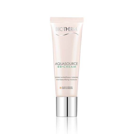 Biotherm Aquasource BB Cream Hell, helle getönte Tagescreme mit Life Plankton, pflegende Gesichtscreme mit feuchtigkeitsspendender Wirkung und LSF15, für den optimalen Teint, 30 ml