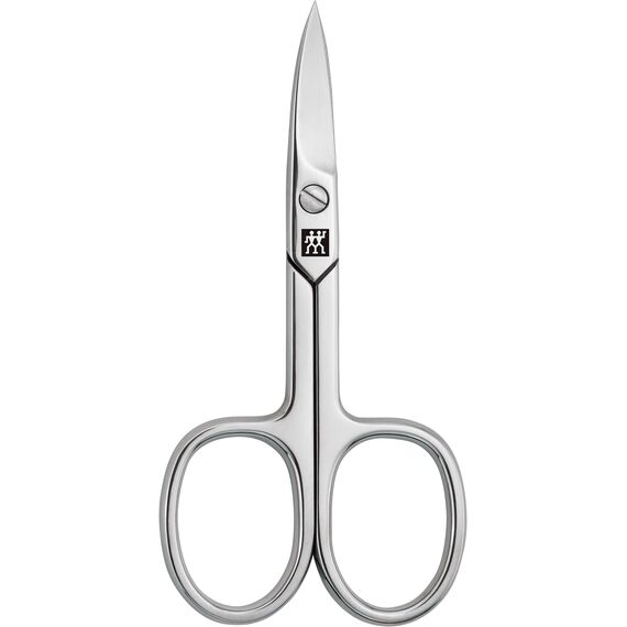 ZWILLING Nagelschere (Leicht gebogene Schneide, Schere für Hände und Füße, hypoallergen), Poliert, Silber, 90 mm