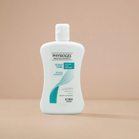 PHYSIOGEL Scalp Care Mildes Shampoo 250 ml - milde Reinigung und Pflege speziell für empfindliche Kopfhaut - Feuchtigkeitsshampoo für den täglichen Bedarf