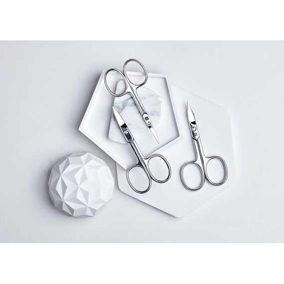 ZWILLING Nagelschere (Leicht gebogene Schneide, Schere für Hände und Füße, hypoallergen), Poliert, Silber, 90 mm